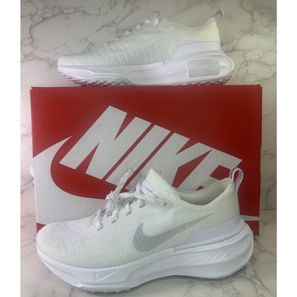 Nike Wmns ZoomX Invincible Run FK 3 White Photon Dust DR2660 103 Women's Sz 8.5 - Picture 1 of 6